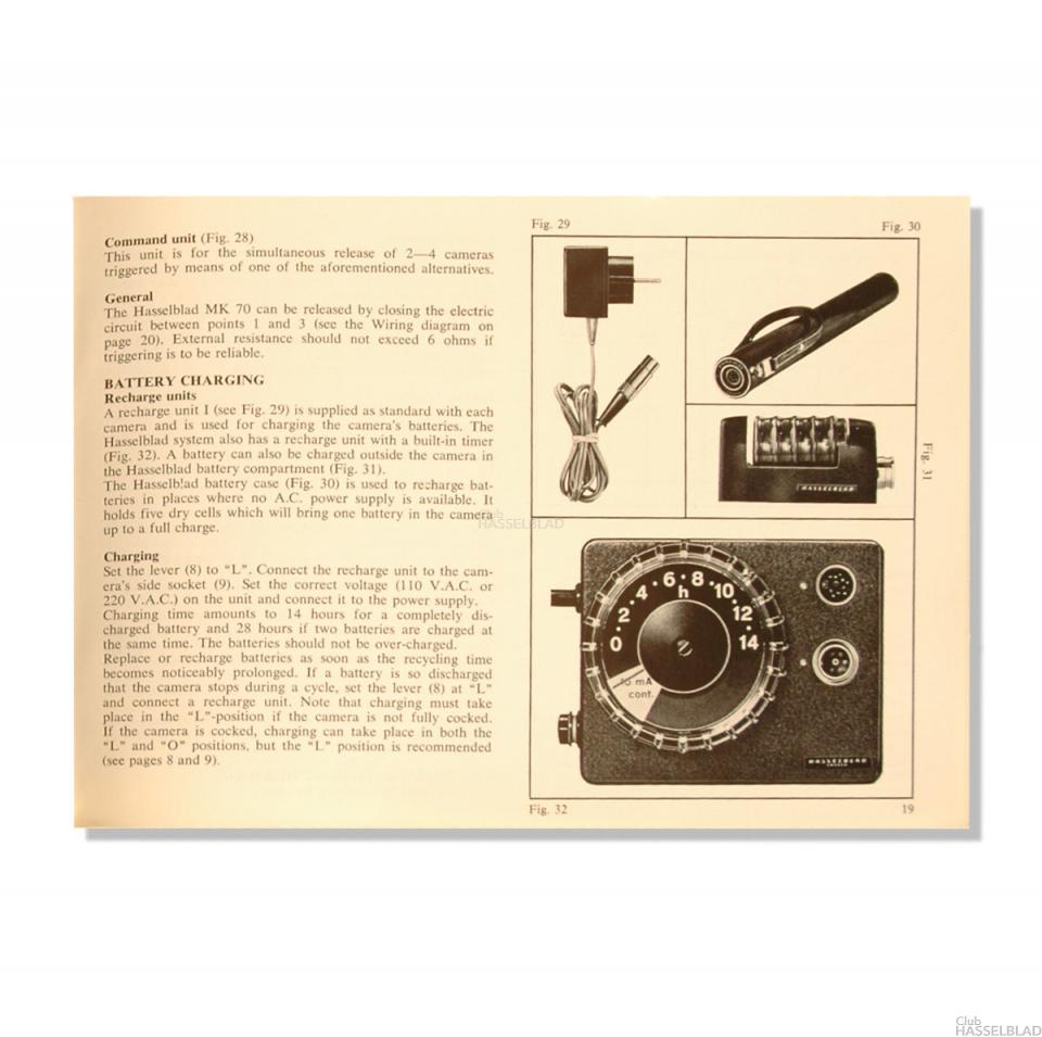 Hasselblad MK70 instruction manual | ClubHasselblad